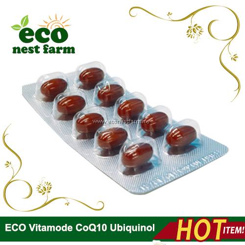 Halal ECO Vitamode CoQ10 Ubiquinol 100mg Softgel